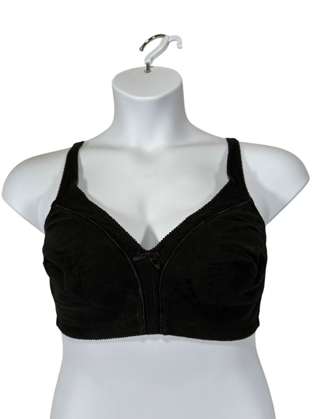 Bestform Womens Front Close Cotton Bra Size 40C Adjustable Straps Comfort Fit